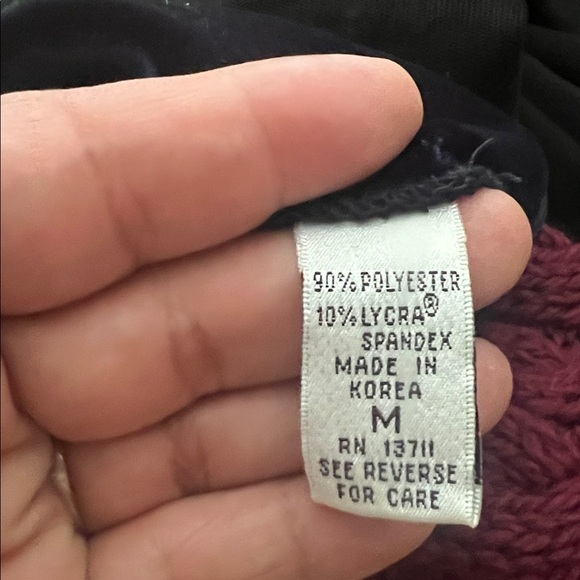 Vintage Valerie Stevens Sport Velvet Maxi Dress Navy Blue Long Sleeve 90s Goth M - Picture 7 of 11